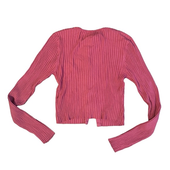 Urban Outfitters Pink Long Sleeve Cardigan Size Medium - Picture 3 of 5